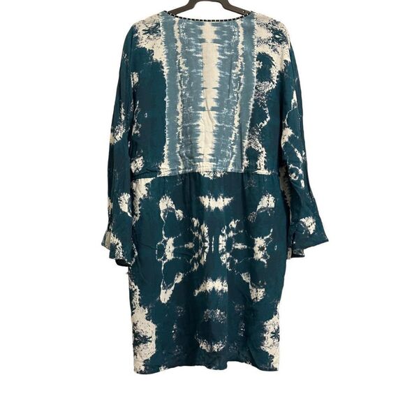 Zara Xsmall oversized Mini Tie-Dye Dress - Blue - Picture 11 of 16